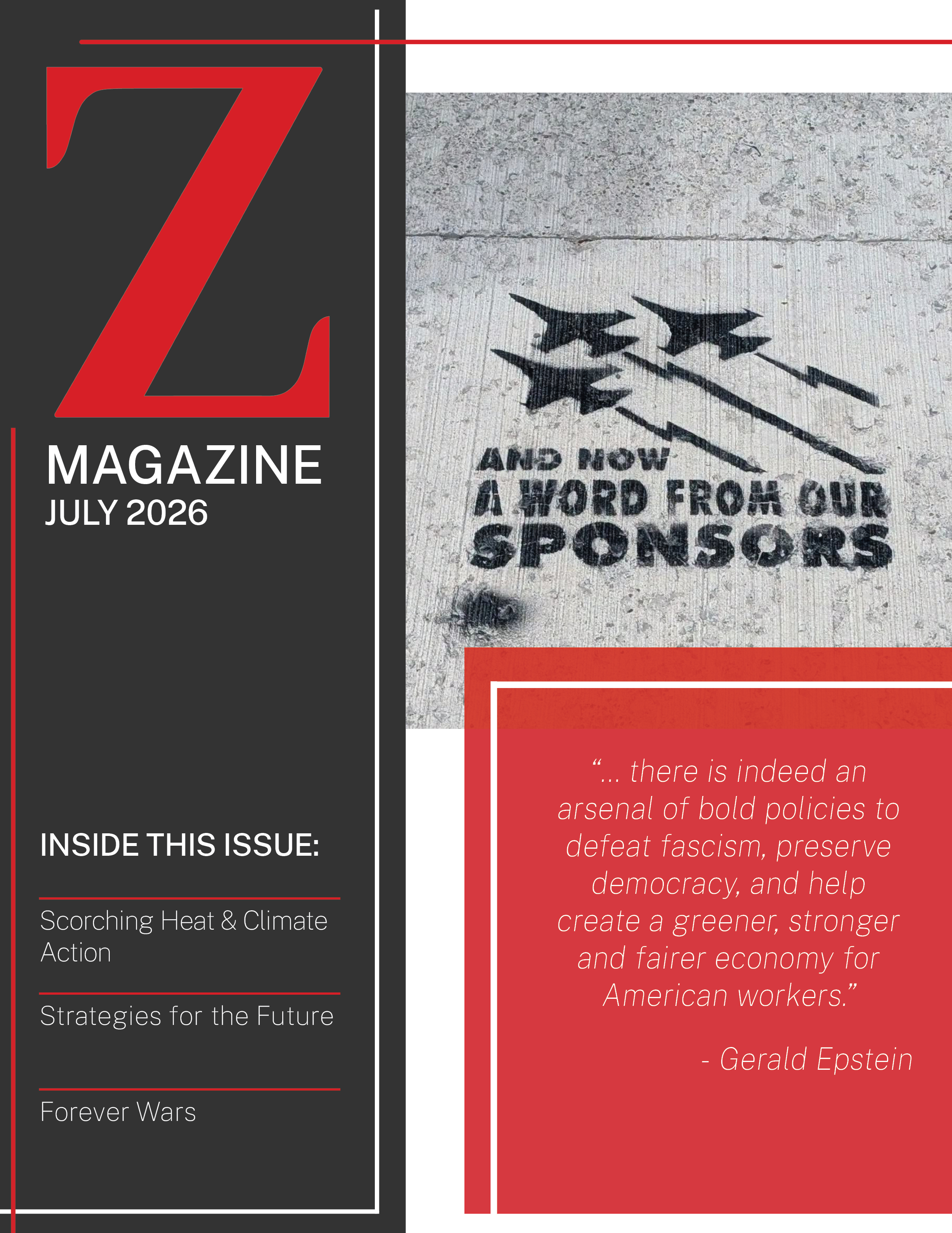 Z Magazine Cover Image