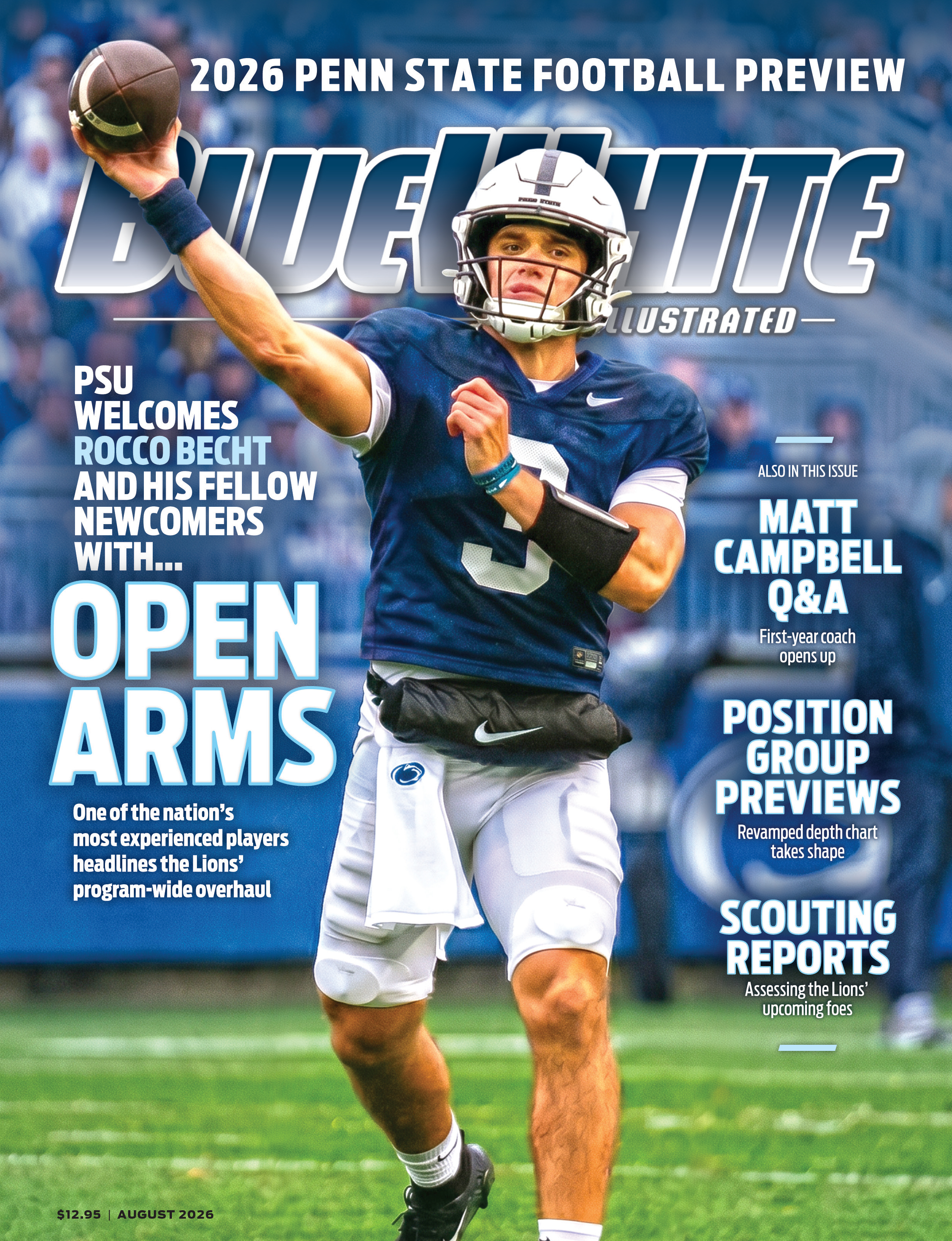 Penn State Football Preview Magazine Cover Image