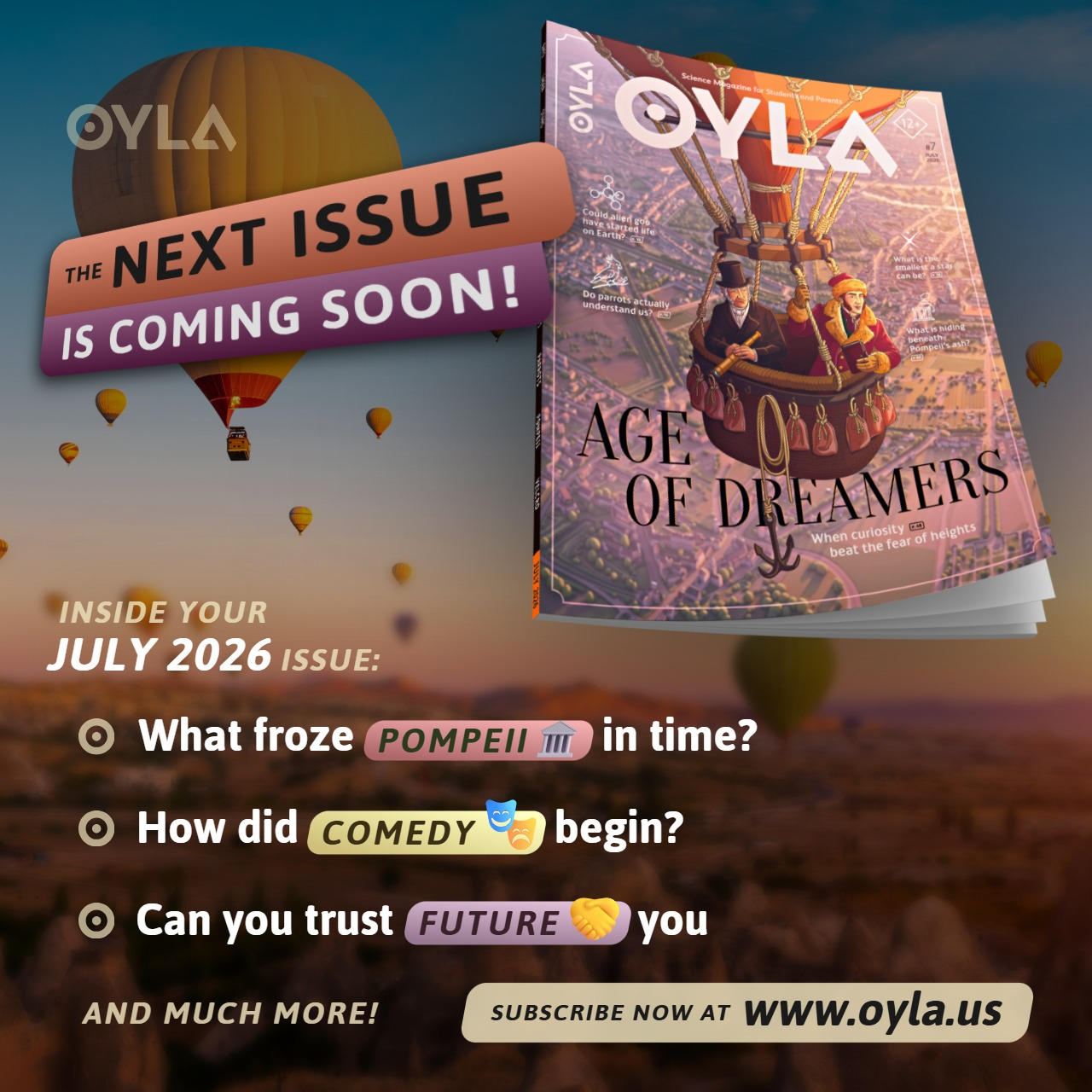 OYLA US (12+) Cover Image