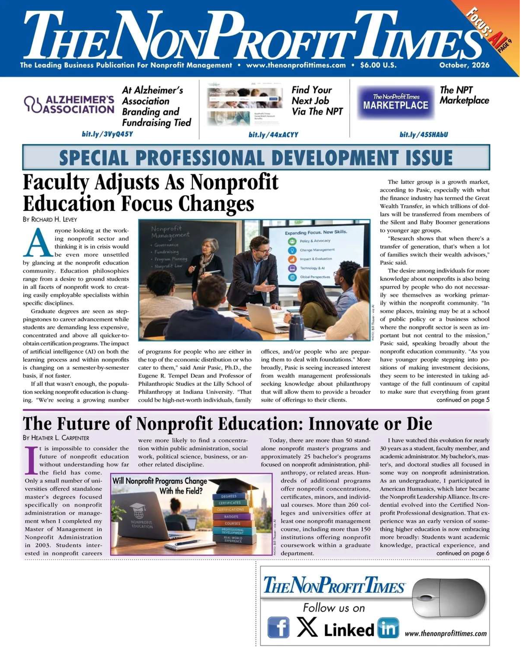 The NonProfit Times Cover Image