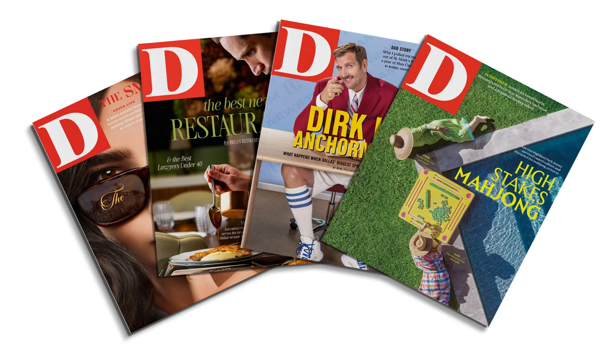 D Magazine Cover Image