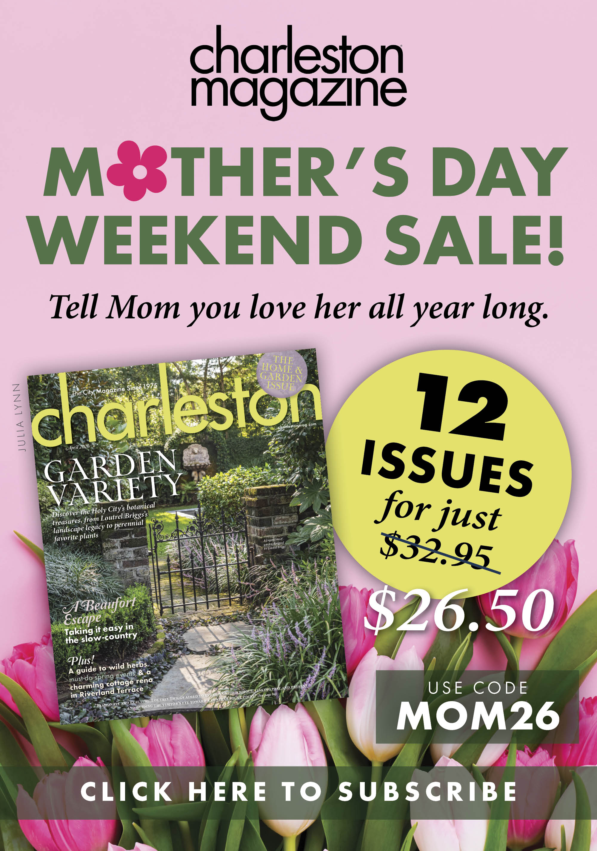 Charleston Magazine Cover Image