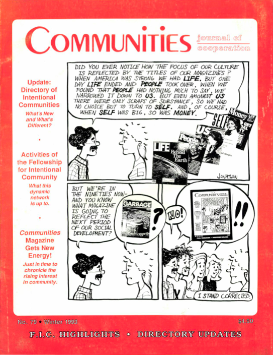 Communities #79 (Winter 1993) We’re Back! thumbnail