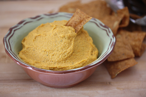 squash hummus photo