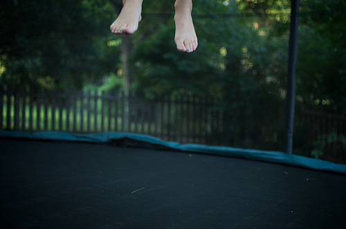 Trampoline in use. Day 312. by PV KS trampoline photo