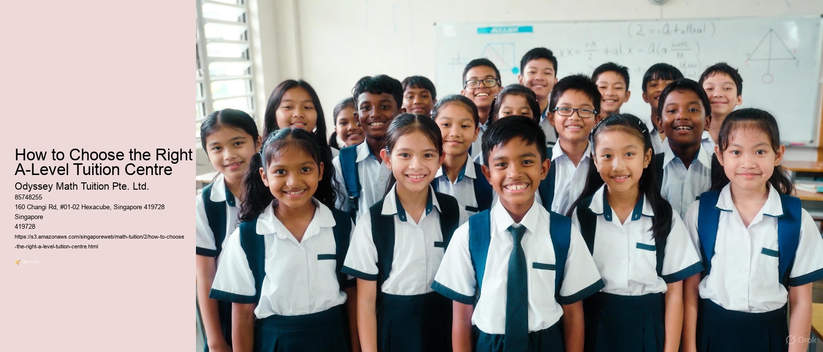 How to Choose the Right A-Level Tuition Centre