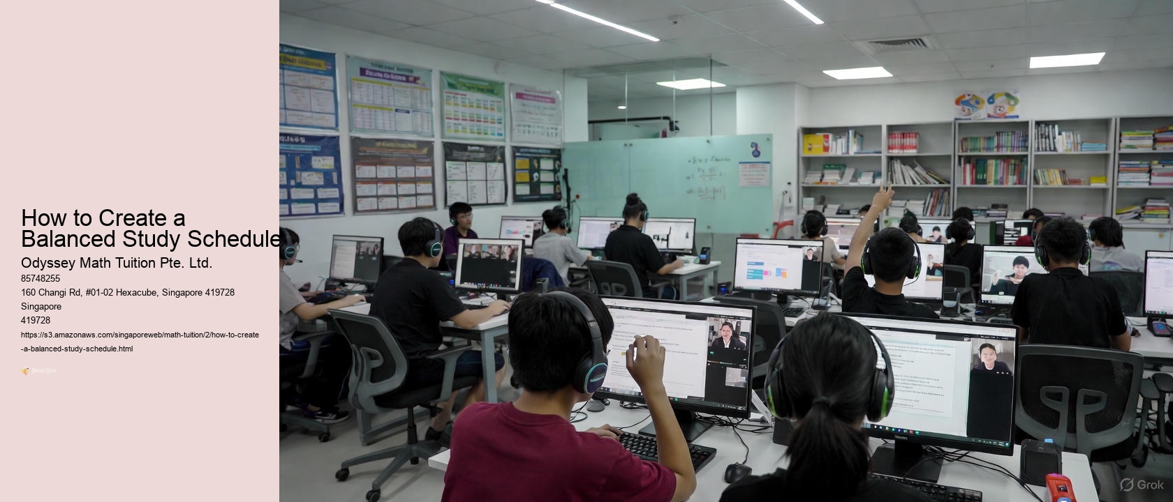 How to Create a Balanced Study Schedule