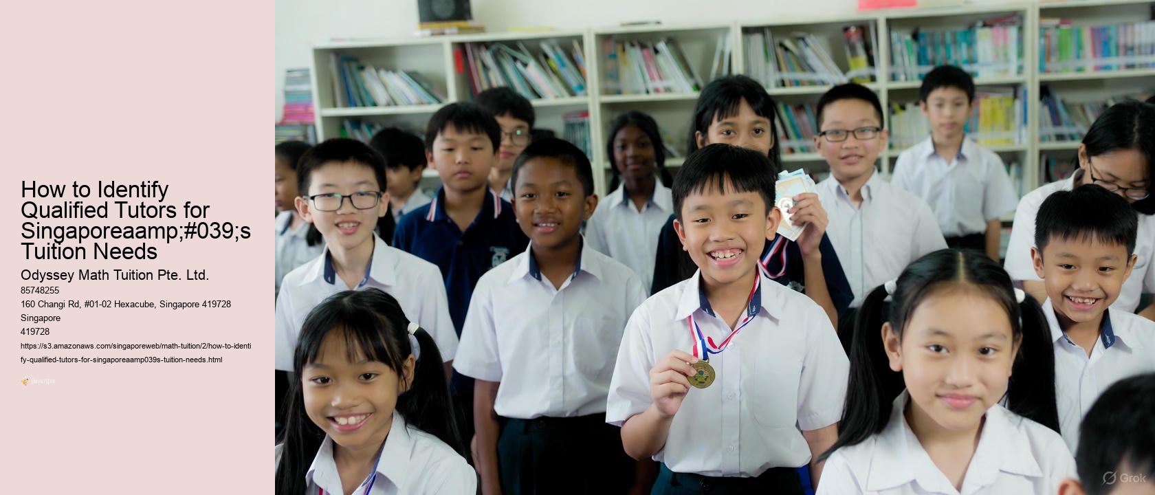 How to Identify Qualified Tutors for Singaporeaamp;#039;s Tuition Needs