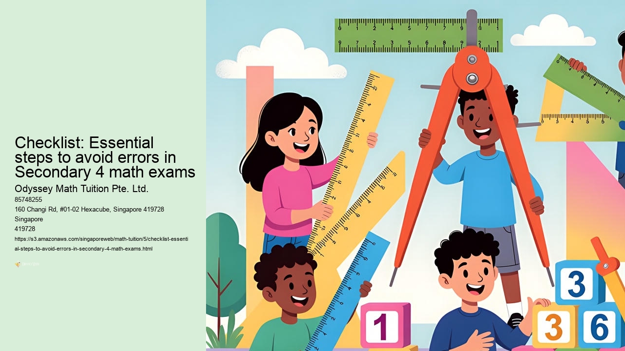Checklist: Essential steps to avoid errors in Secondary 4 math exams