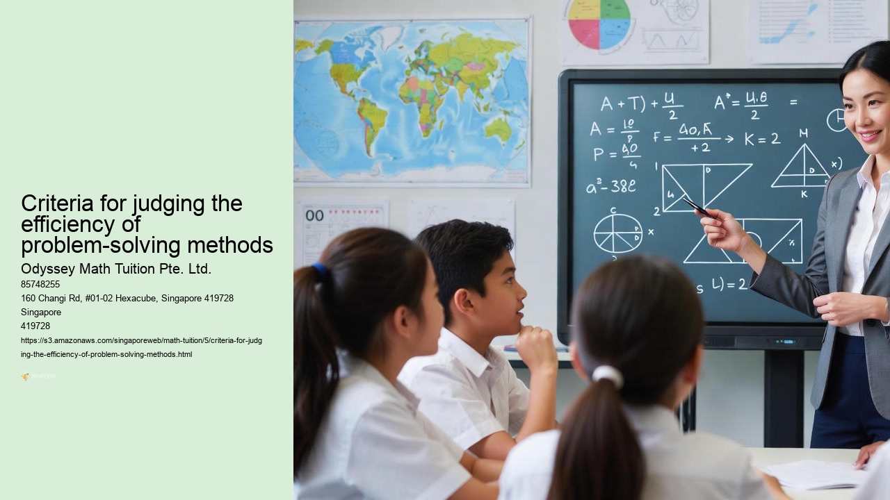 Criteria for judging the efficiency of problem-solving methods