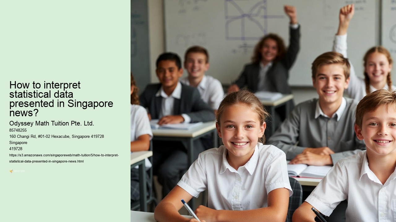 How to interpret statistical data presented in Singapore news?
