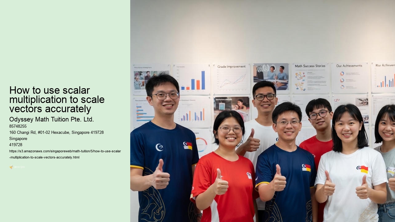 How to use scalar multiplication to scale vectors accurately