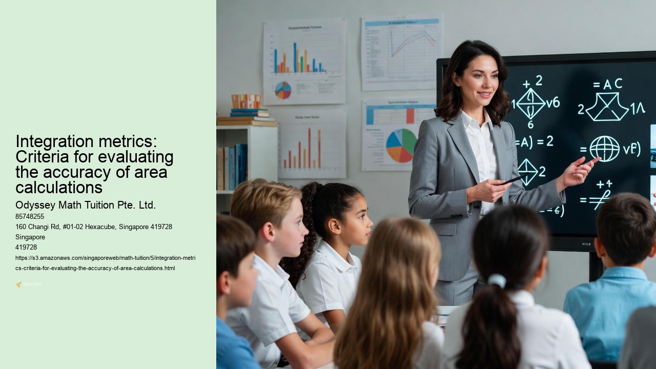 Integration metrics: Criteria for evaluating the accuracy of area calculations