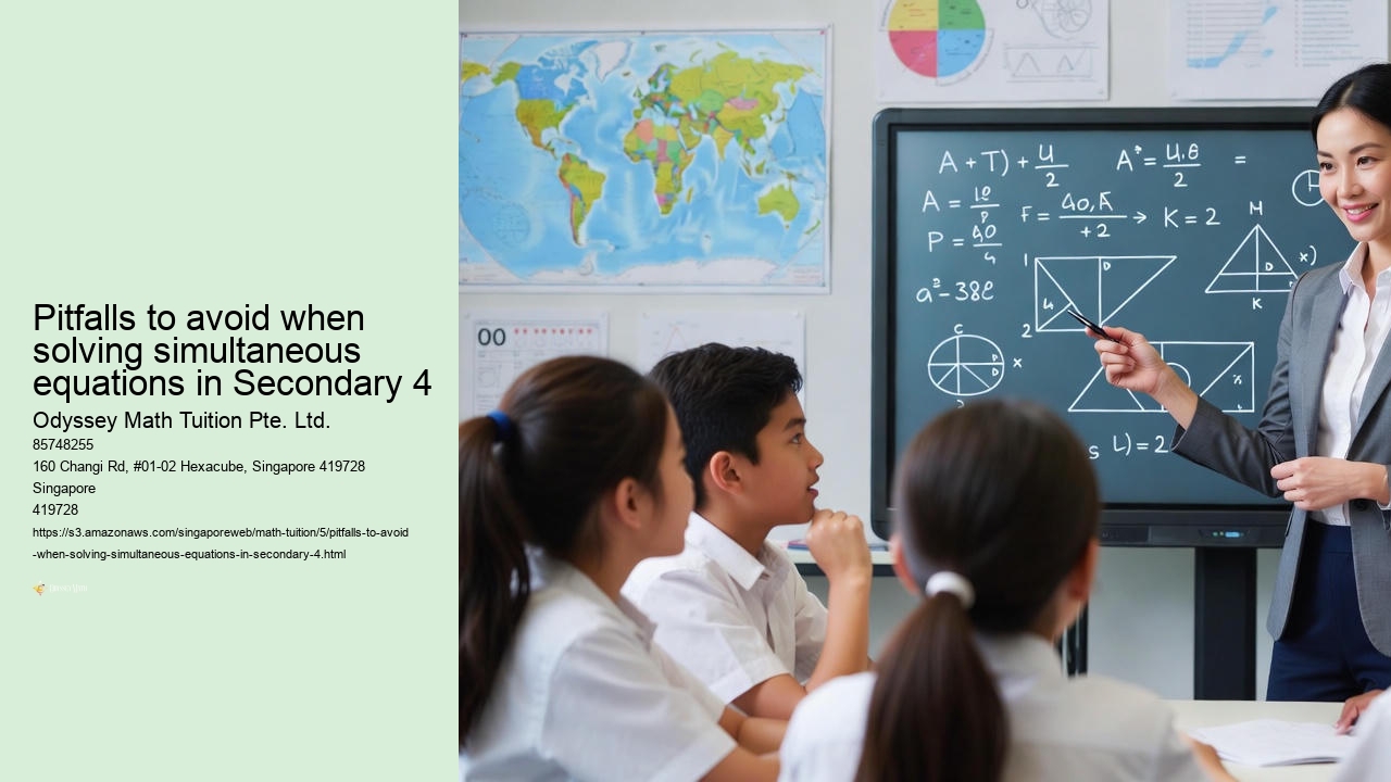 Pitfalls to avoid when solving simultaneous equations in Secondary 4