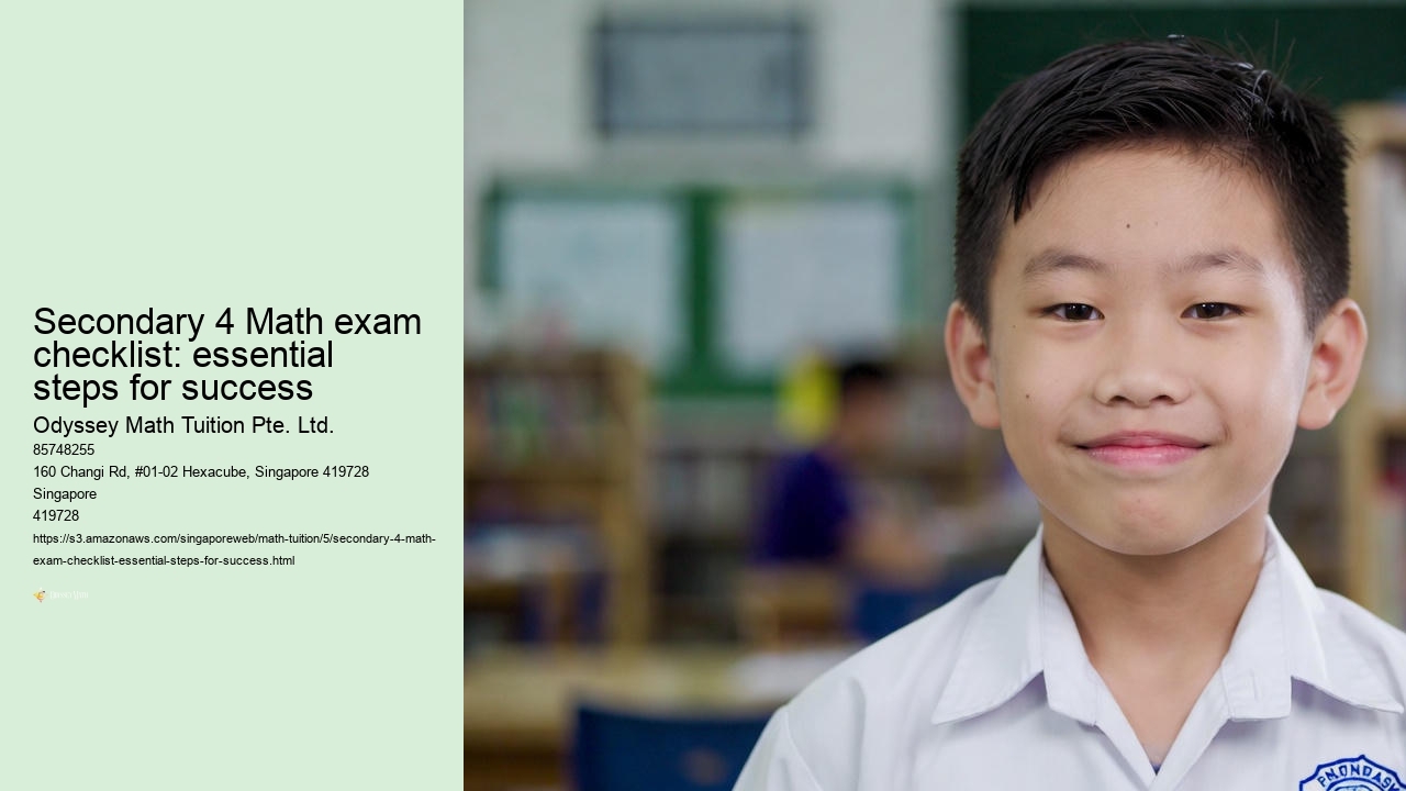 Secondary 4 Math exam checklist: essential steps for success