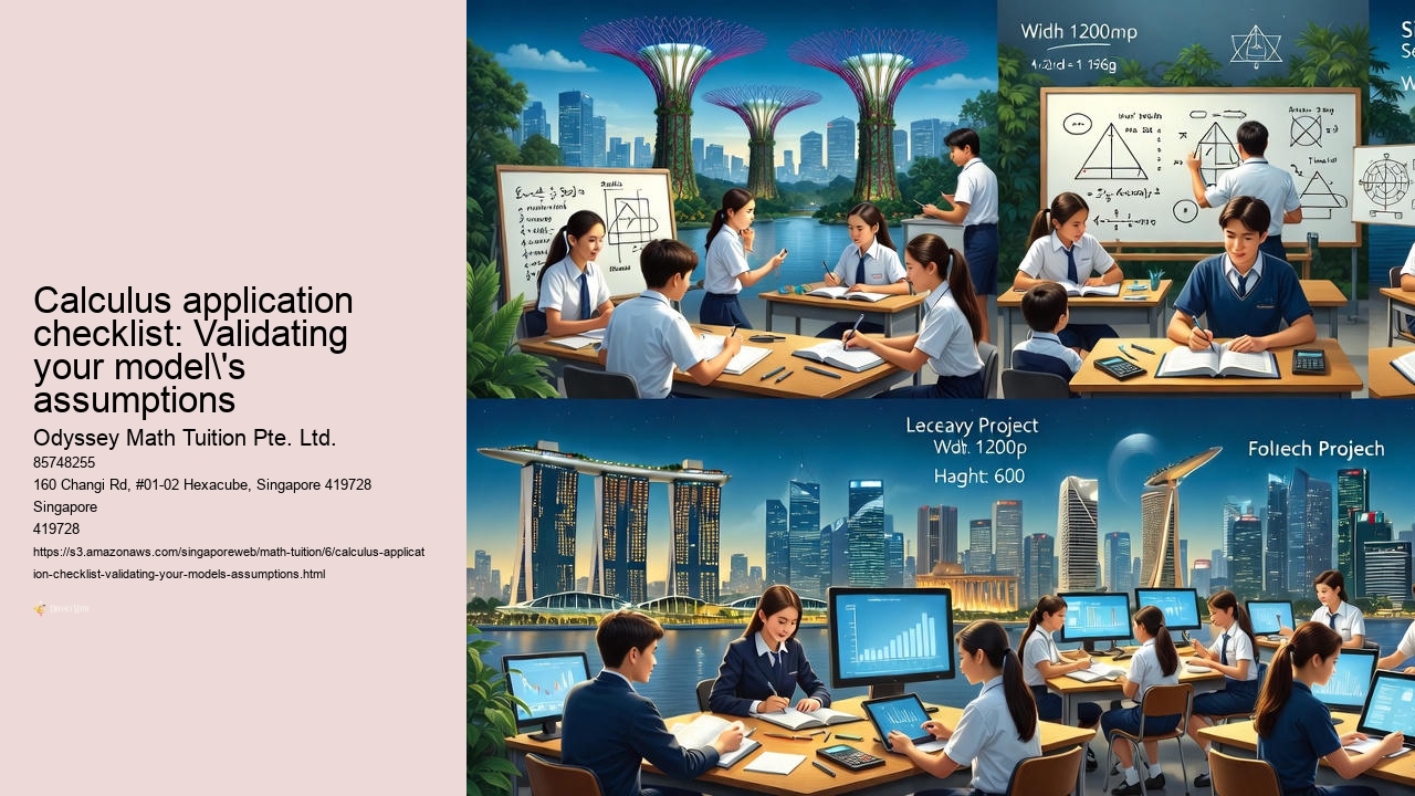 Calculus application checklist: Validating your model's assumptions