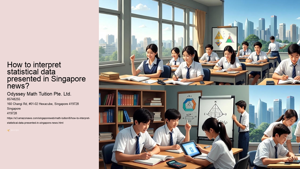 How to interpret statistical data presented in Singapore news?