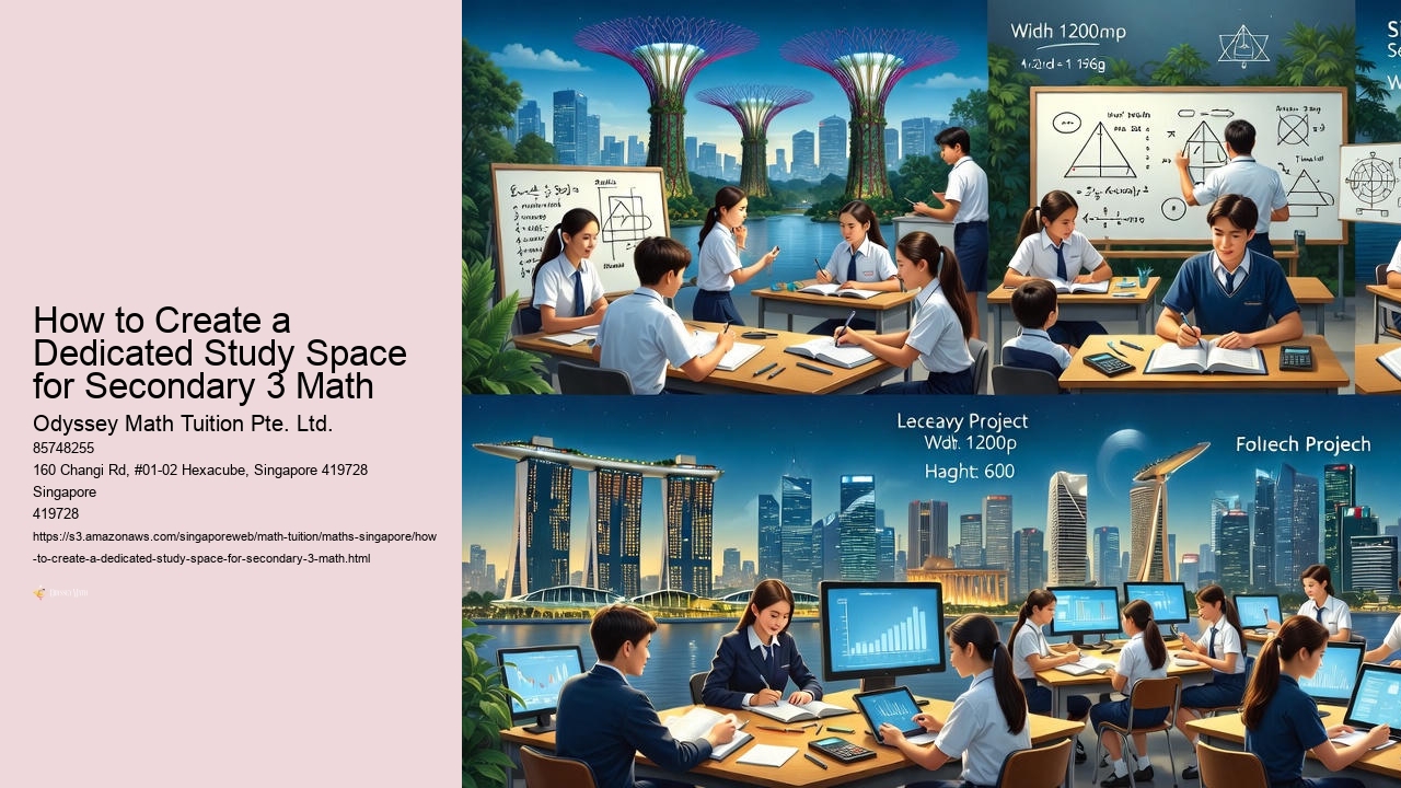 How to Create a Dedicated Study Space for Secondary 3 Math