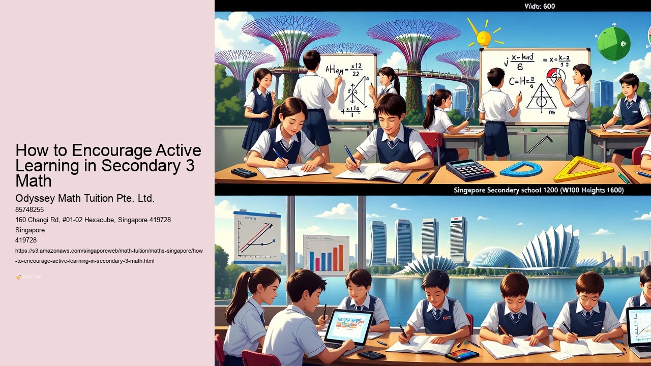 How to Encourage Active Learning in Secondary 3 Math
