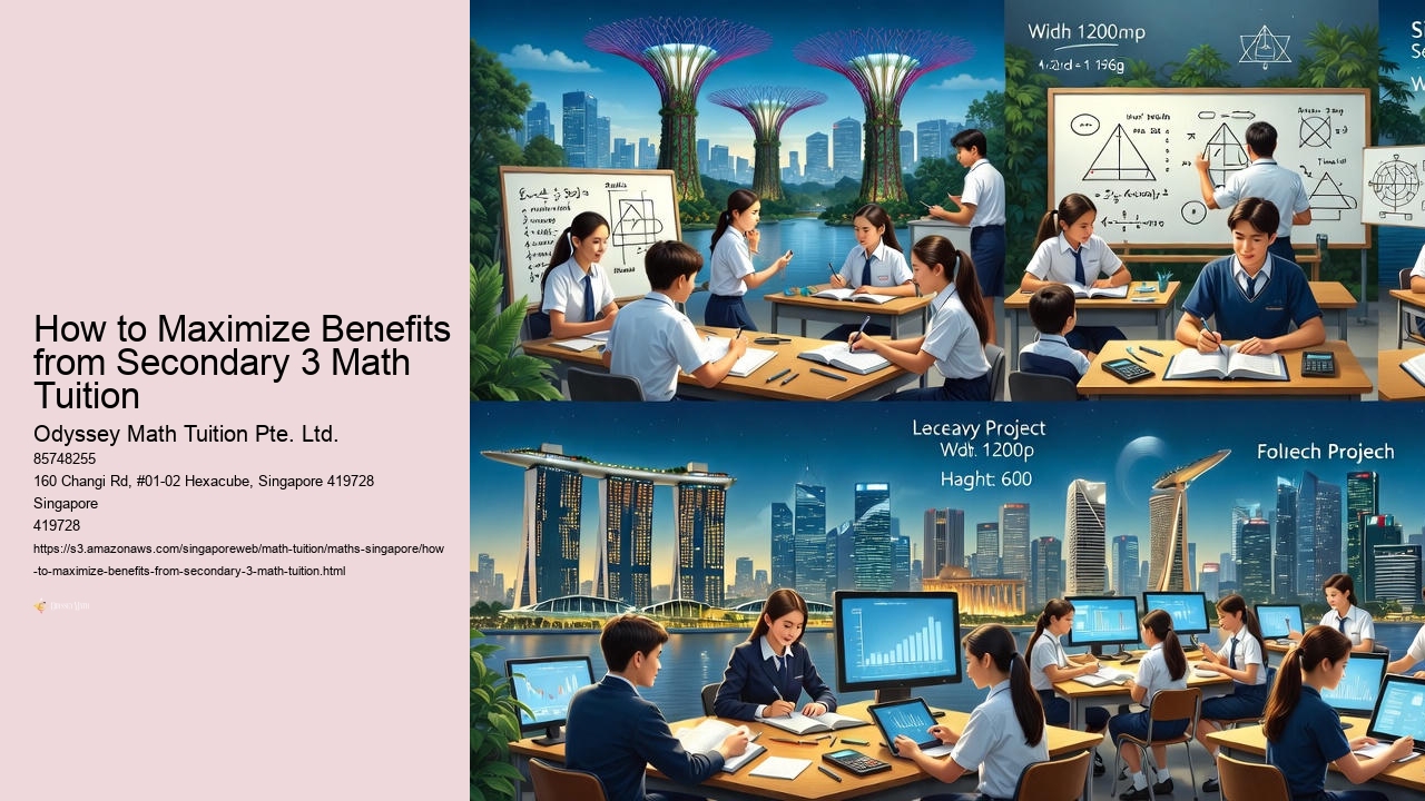 How to Maximize Benefits from Secondary 3 Math Tuition