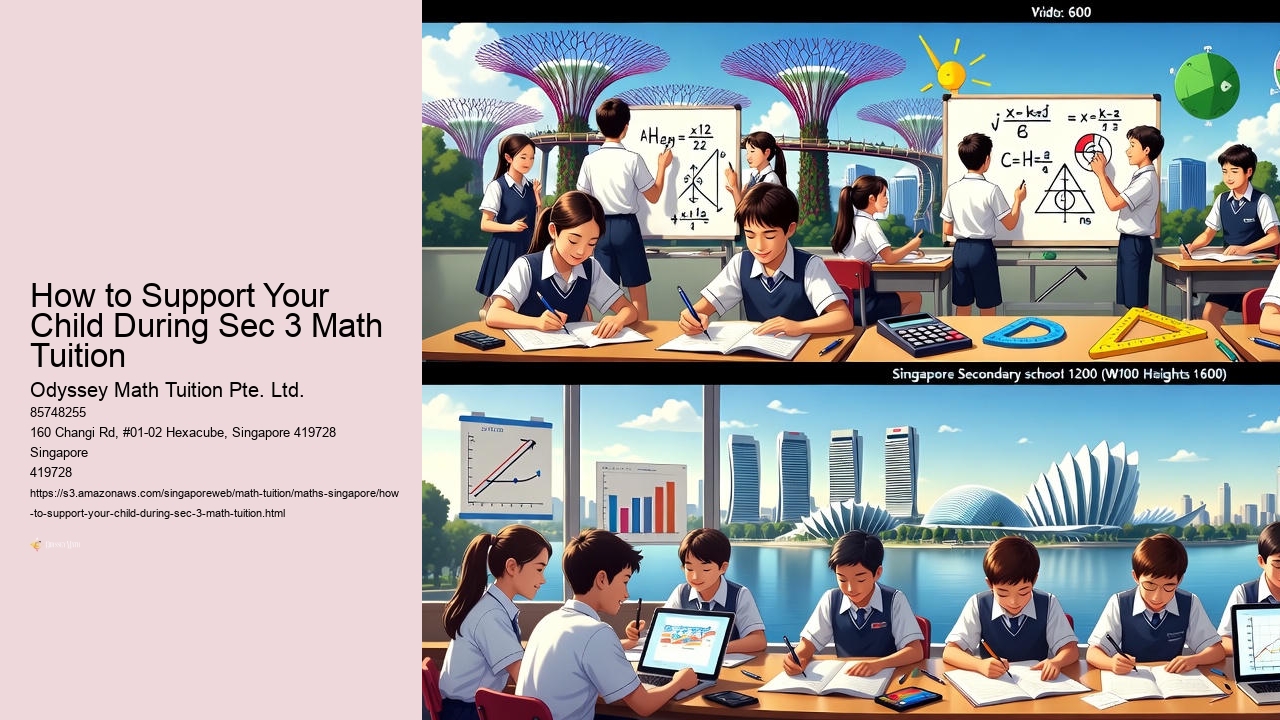 How to Support Your Child During Sec 3 Math Tuition