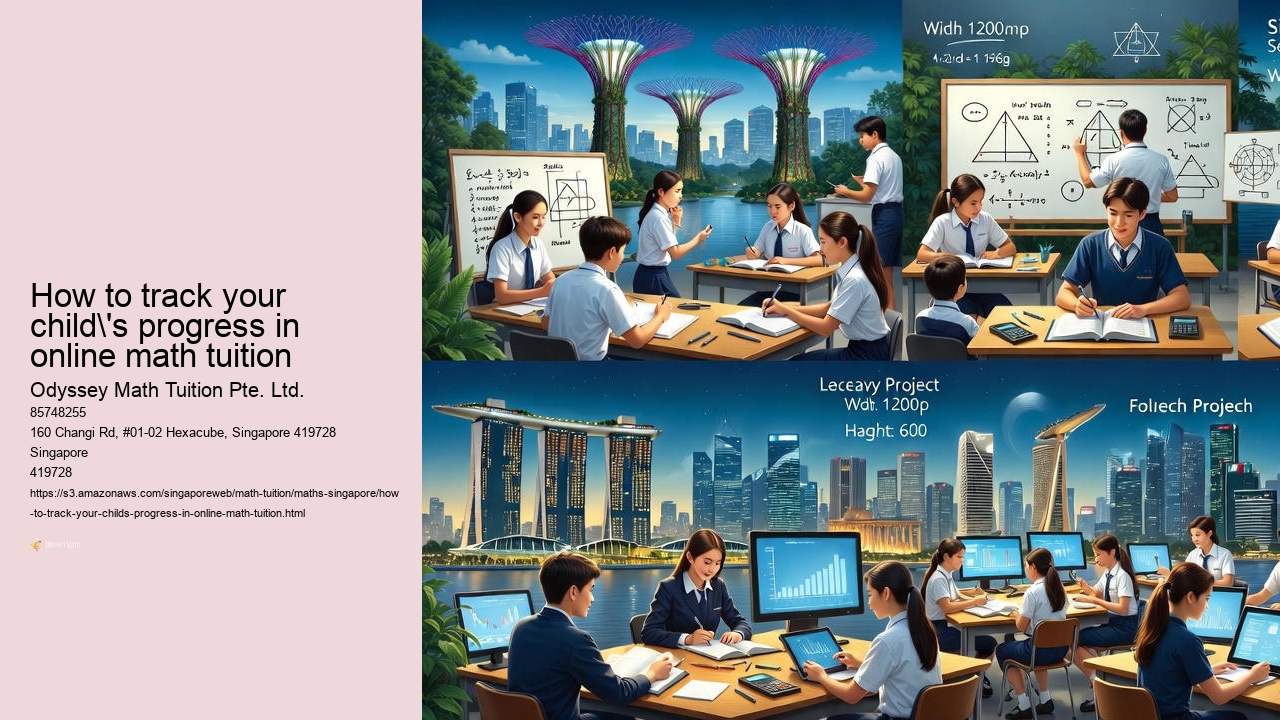 How to track your child's progress in online math tuition