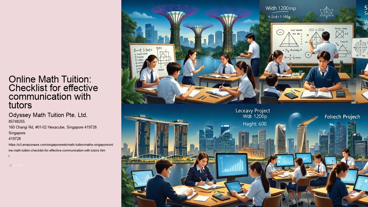 Online Math Tuition: Checklist for effective communication with tutors