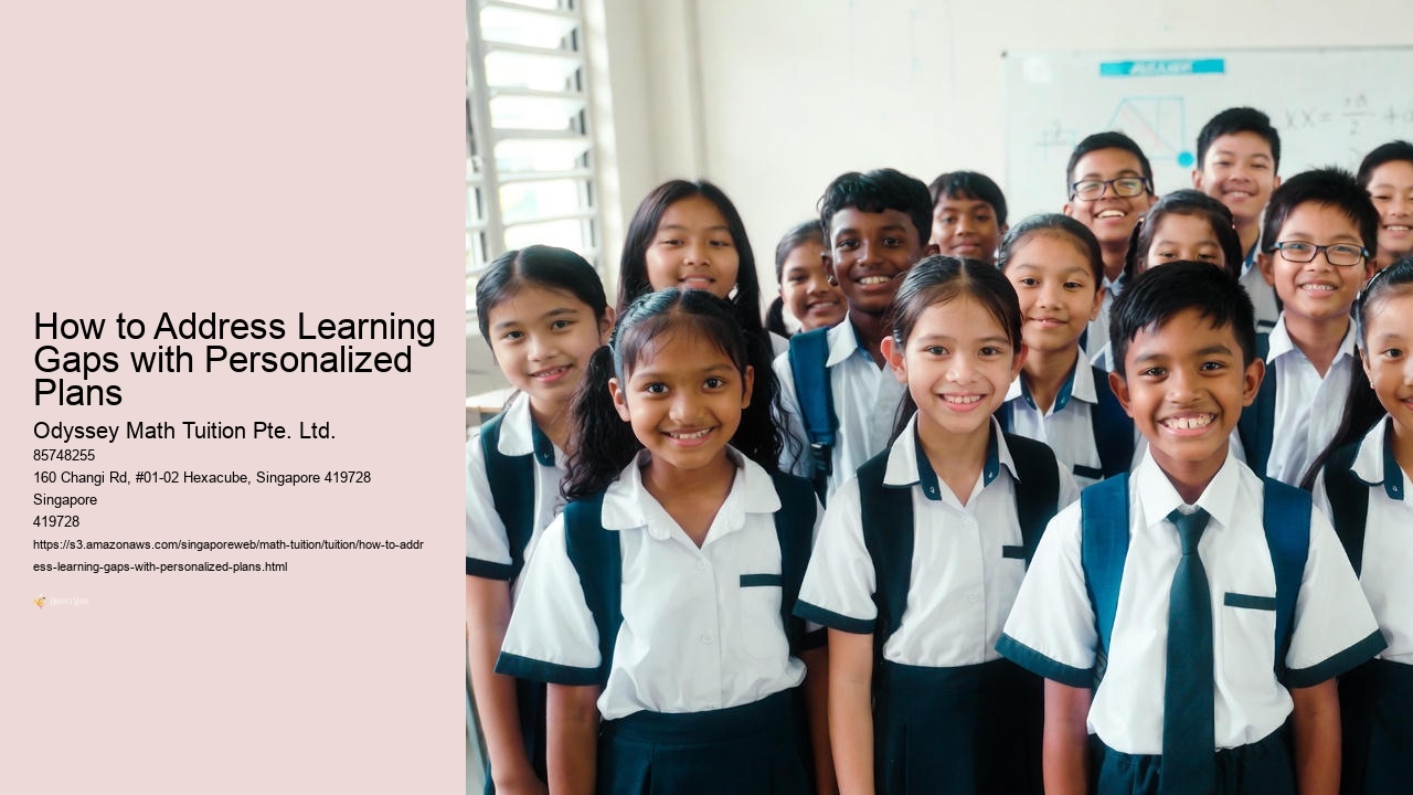 How to Address Learning Gaps with Personalized Plans