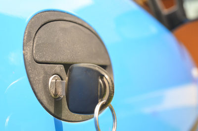 car, key, automotive, lock, door, blue, bokeh