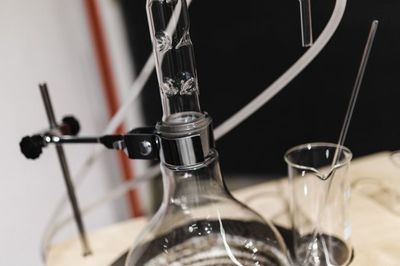 glass, distillation, equipment, experiment, laboratory, chemistry, chemical, apparatus, science