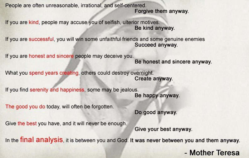 Mother Teresa quotes