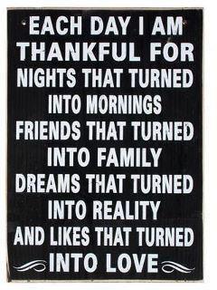 I am thankful for...