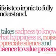Quote Pictures Life is ironic