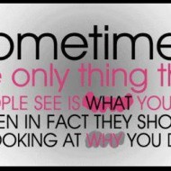 People should be looking at why you did it