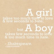 A girl takes too much time to love
