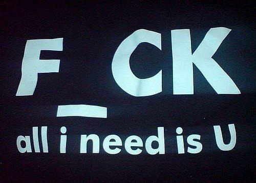 All I need is U