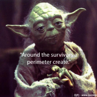 Around the survivors a perimeter create