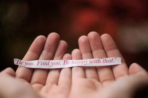 Be you, find you.
