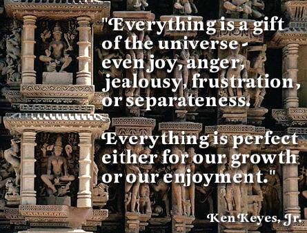 Everything is a gift of the universe