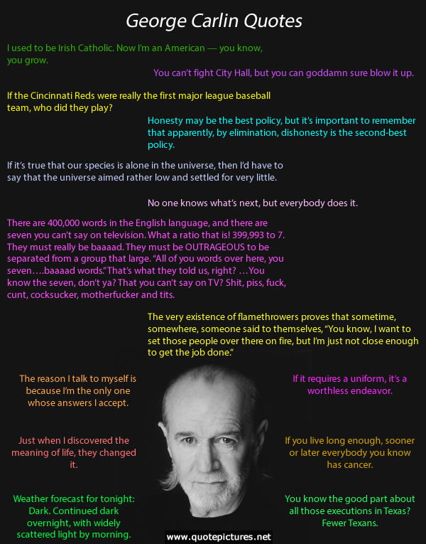 Quote Pictures George Carlin Quotes