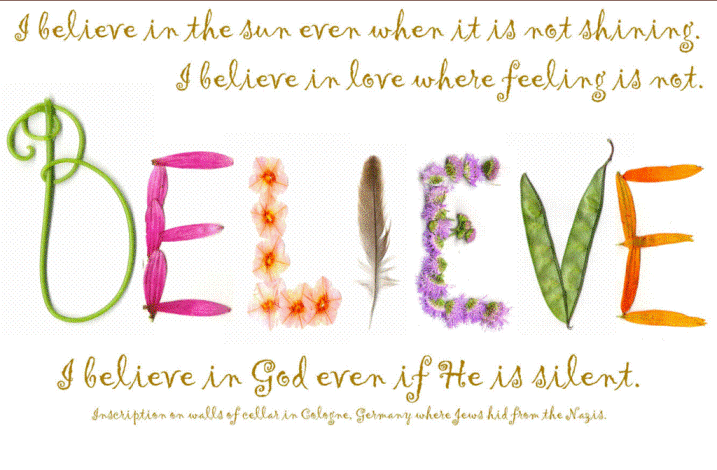 I believe in God even if he is silent