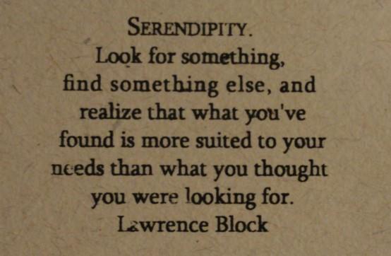 Look for something and find something else