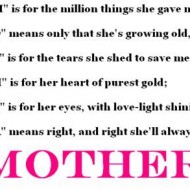 Quote Pictures My mother