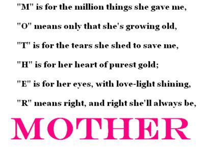 My mother