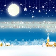 Never worry about the size of our Christmas tree