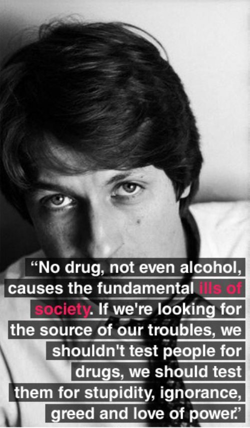 No drug not even alcohol causes the fundamental ills of society
