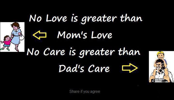 No Love Is Greater Than Parents Love