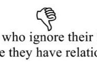 People who ignore their friends because they have relationships