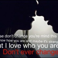 Please don't change you're mind this time