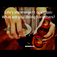 Quotes about life - Life's most urgent question